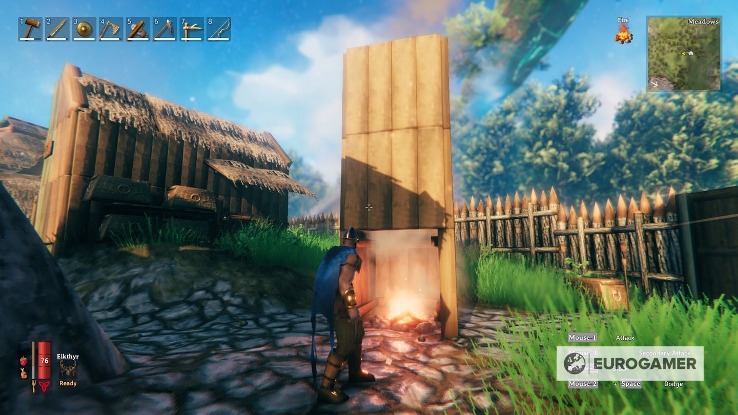 Valheim building guide How to build a house, chimney building and